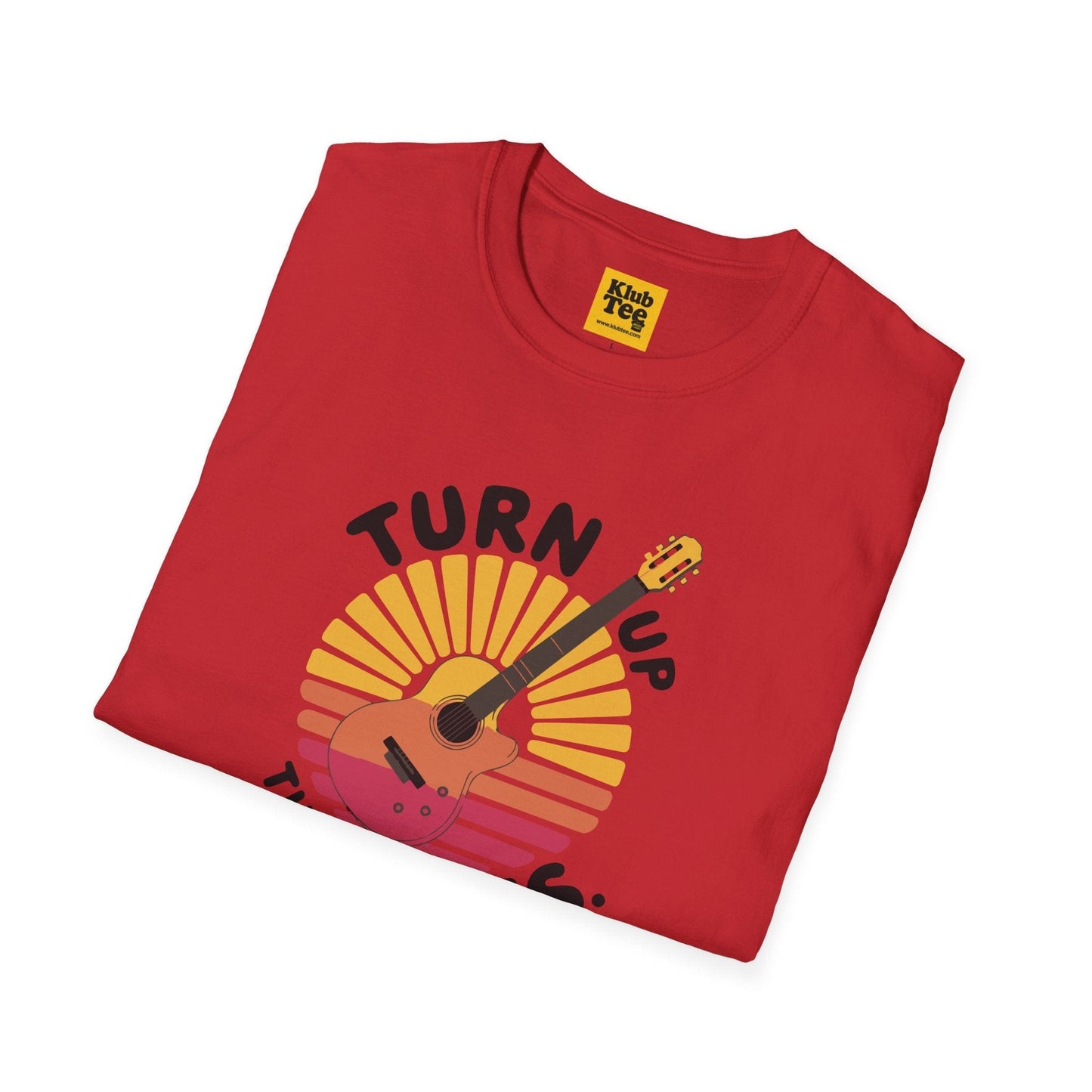 Retro Vibes Guitar T-Shirt - Vintage Style