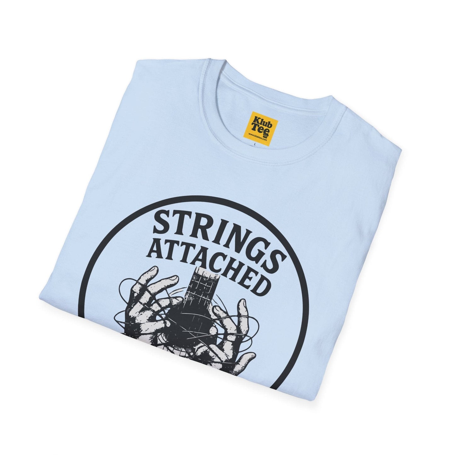 Strings Attached T-Shirt - Guitar Humor