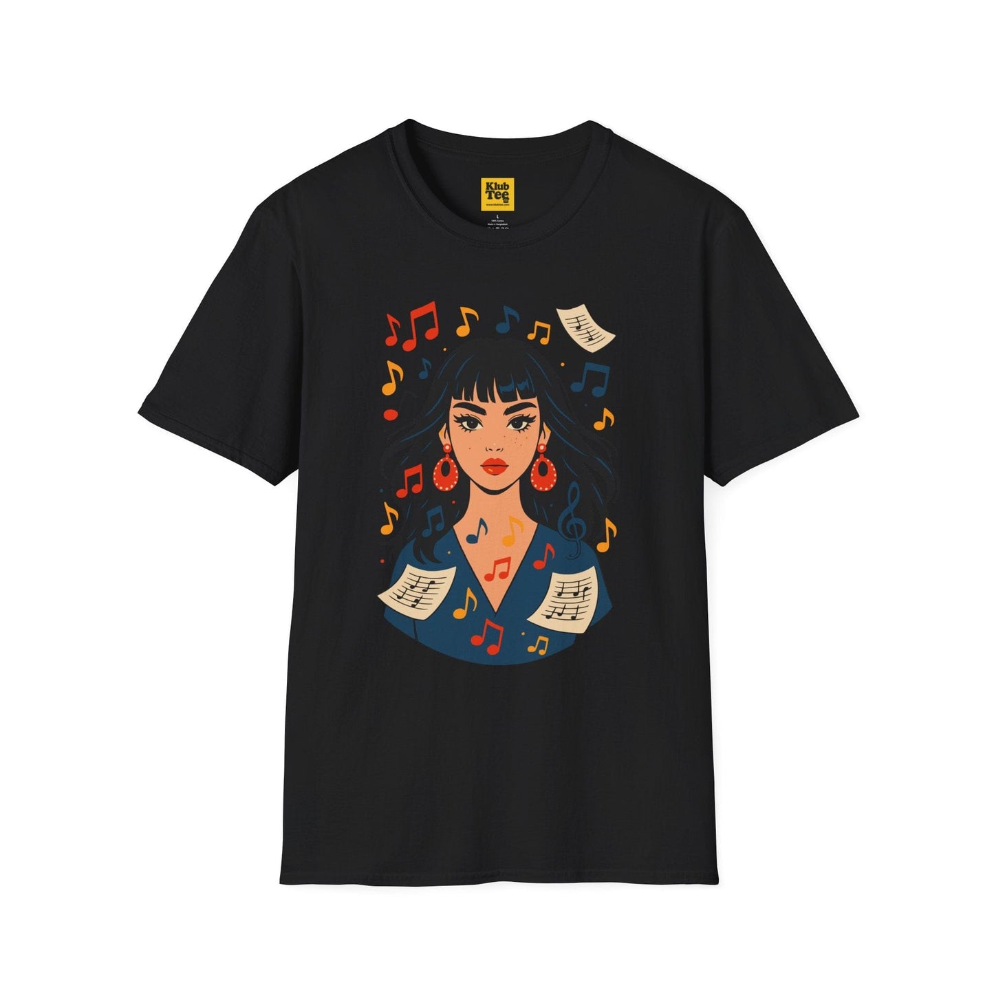 Music Notes & Sheets T-Shirt - Artistic Design