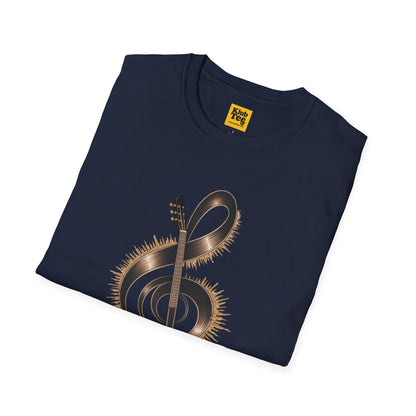 Musical Vibes T-Shirt - Treble Clef Design