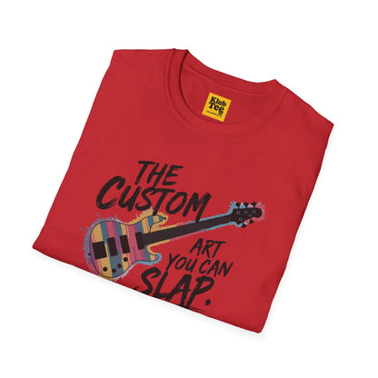 Custom Guitar Art T-Shirt - Artistic Design