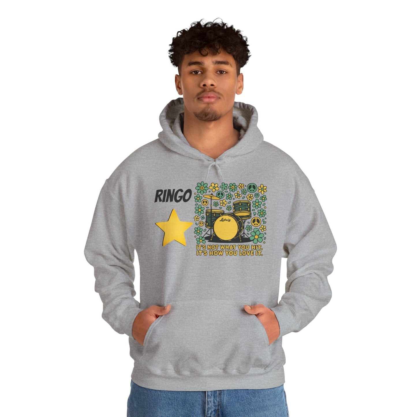 Ringo Drummer Hoodie - Beatles Tribute