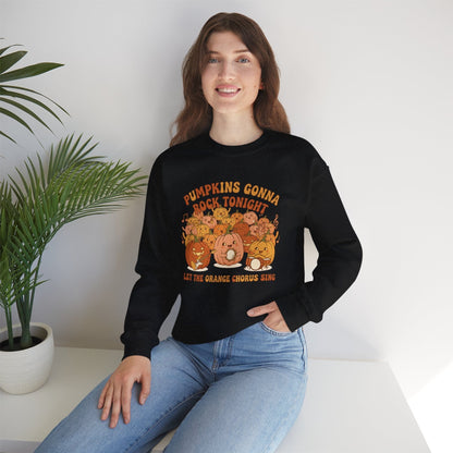 Cozy Pumpkin Sweatshirt - Fall Halloween Fashion