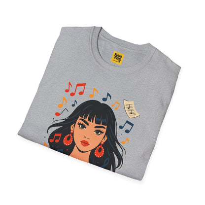 Music Notes & Sheets T-Shirt - Artistic Design