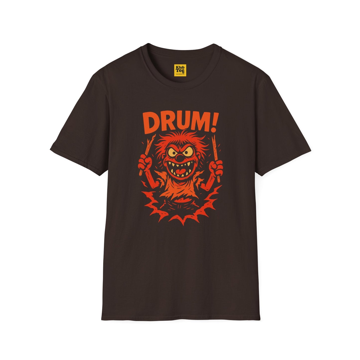 Drum! Graphic T-Shirt - Bold Percussion Design
