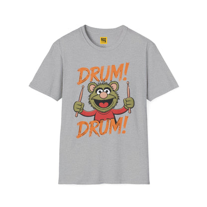 Playful Drums T-Shirt - Fun Percussion Design