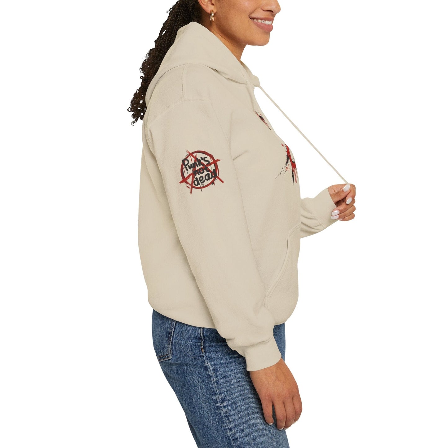 Anarchy Graphic Hoodie - Edgy Streetwear Style