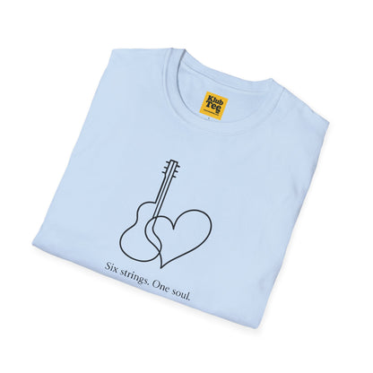 Six Strings One Soul T-Shirt - Guitar Love