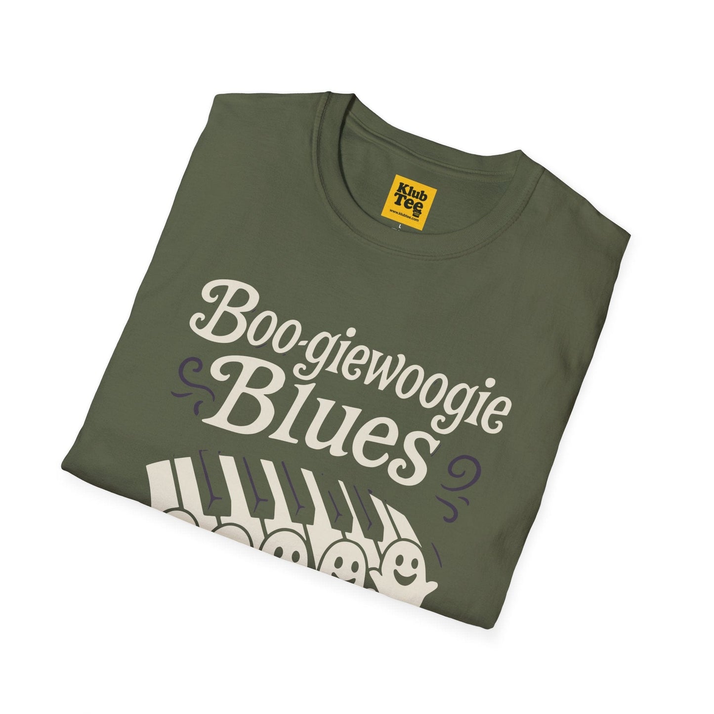 Boo-giewoogie Blues Halloween T-Shirt - Ghostly Rhythm