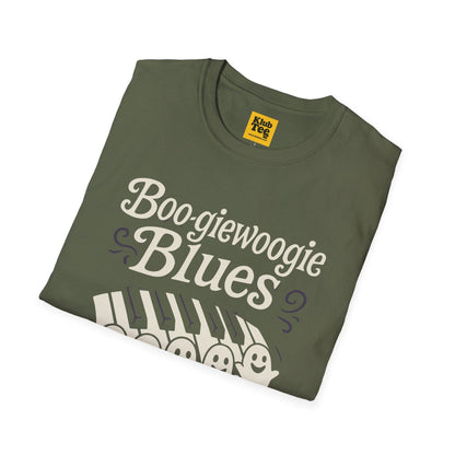 Boo-giewoogie Blues Halloween T-Shirt - Ghostly Rhythm
