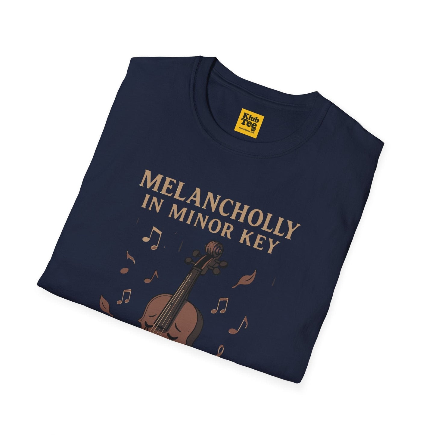 Melancholy Violin T-Shirt - Emotional Music