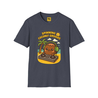 Coconut Grooves T-Shirt - Summer Party Vibes