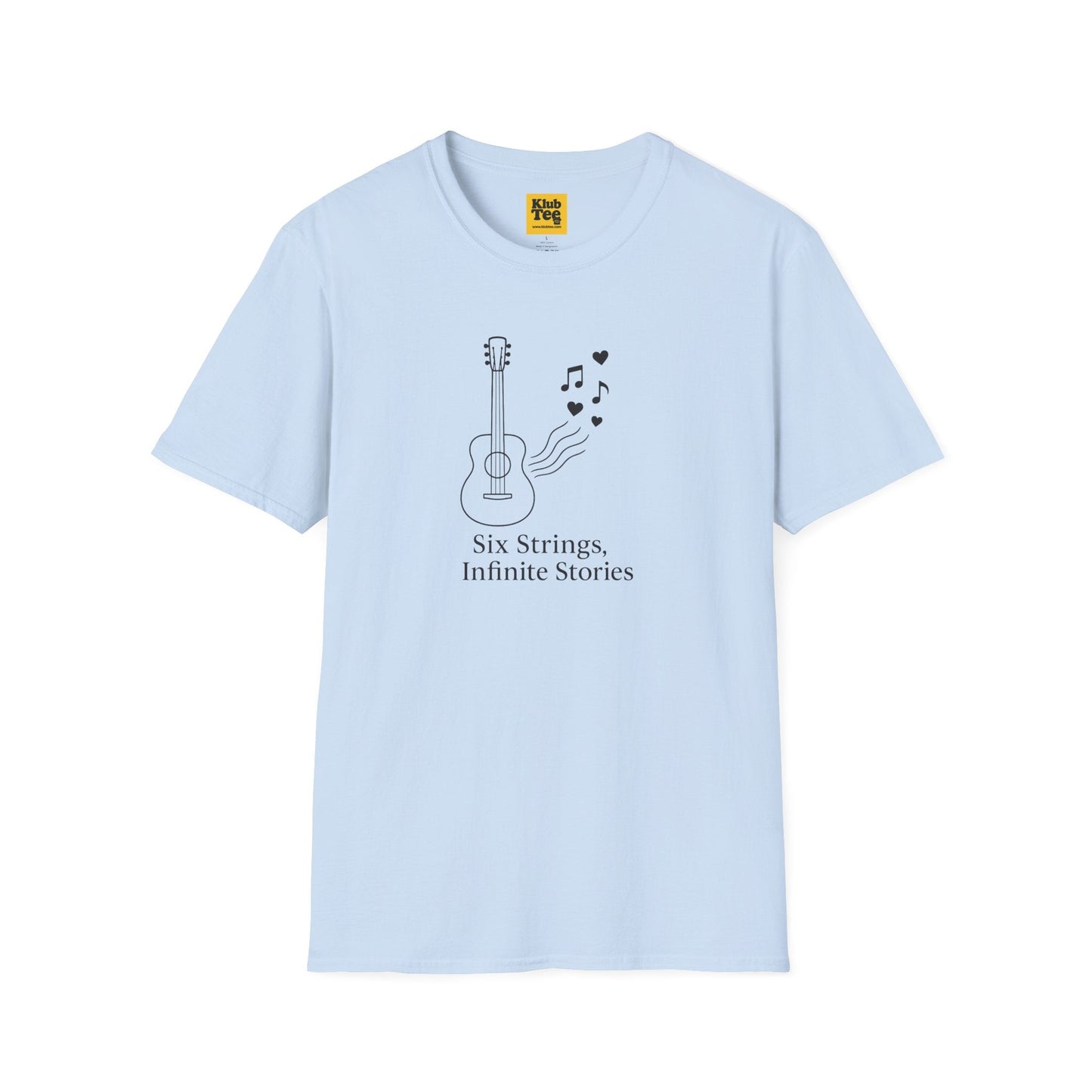 Six Strings Infinite Stories T-Shirt - Guitar