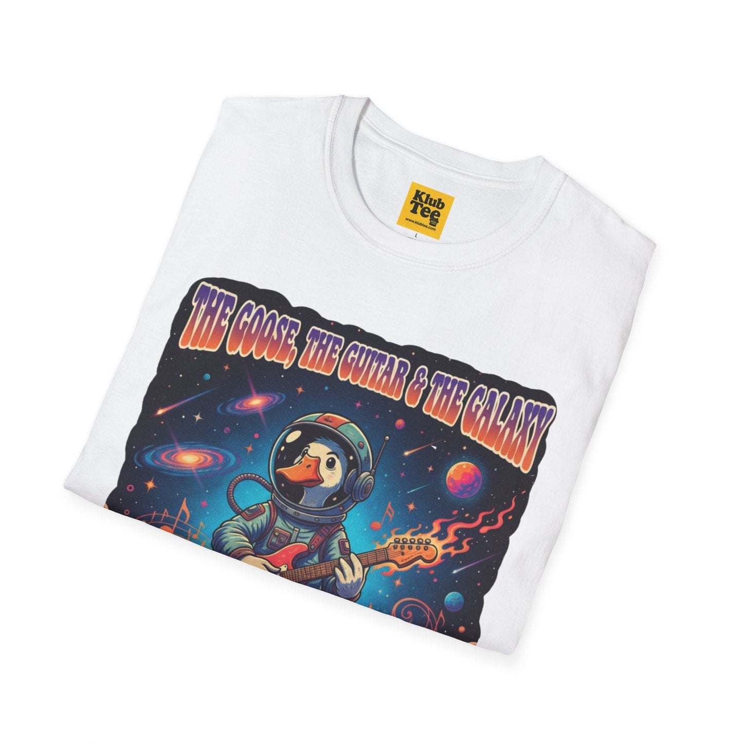 Groovy Galactic Guitar T-Shirt - Cosmic Music Tee