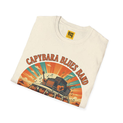 Capybara Blues Band T-Shirt - Vintage Road Trip Tee