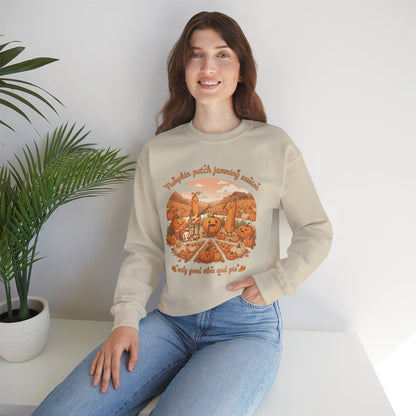 Pumpkin Patch Halloween Sweatshirt - Fall Comfort