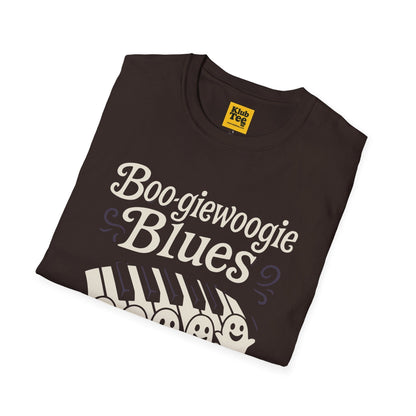 Boo-giewoogie Blues Halloween T-Shirt - Ghostly Rhythm
