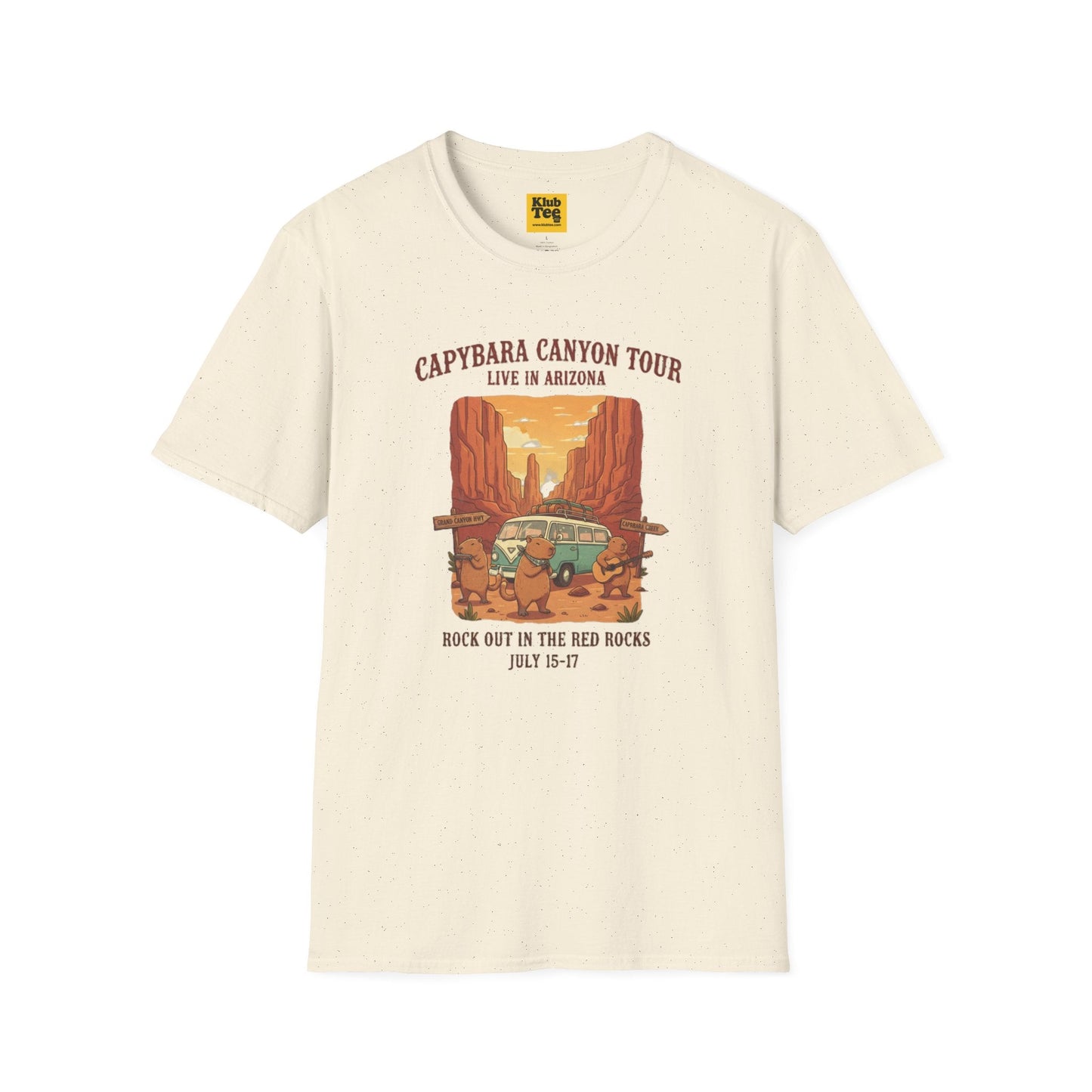 Capybara Canyon Tour T-Shirt - Arizona Adventure Tee