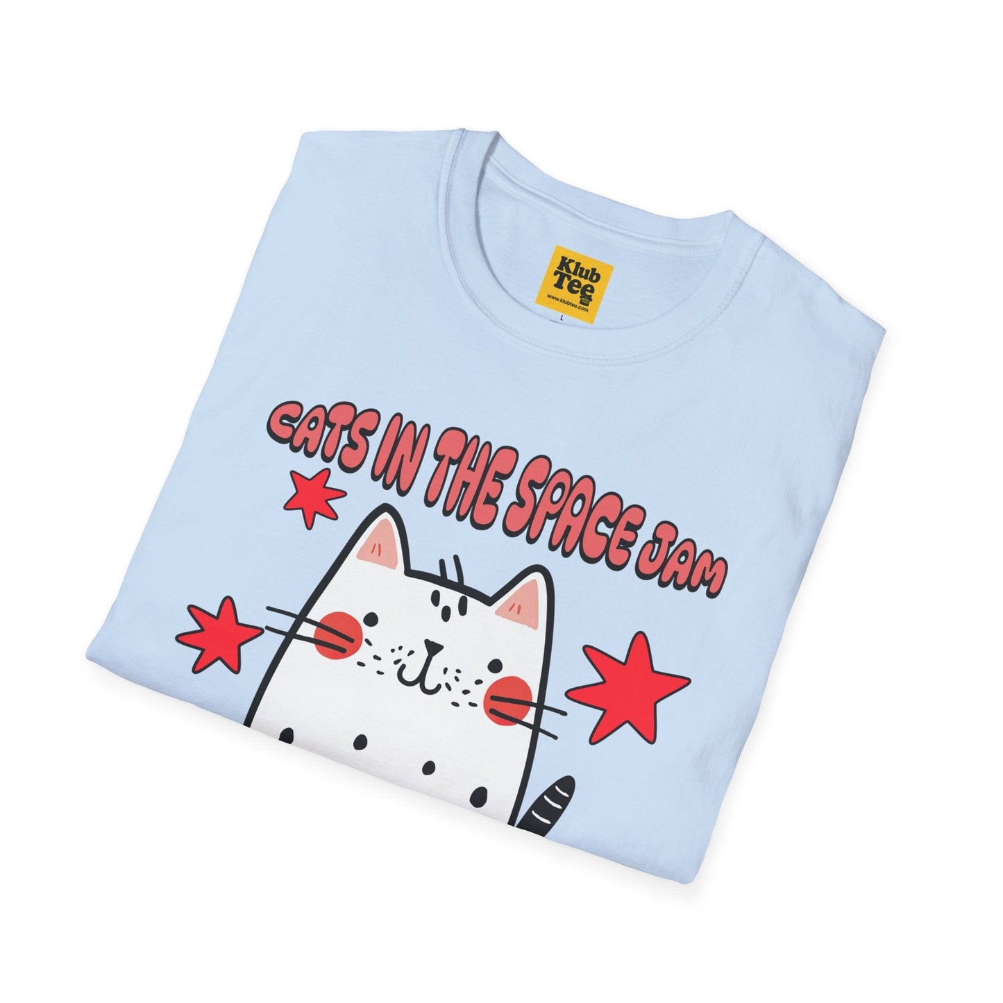 Cosmic Cats T-Shirt - Space Feline Music Tee