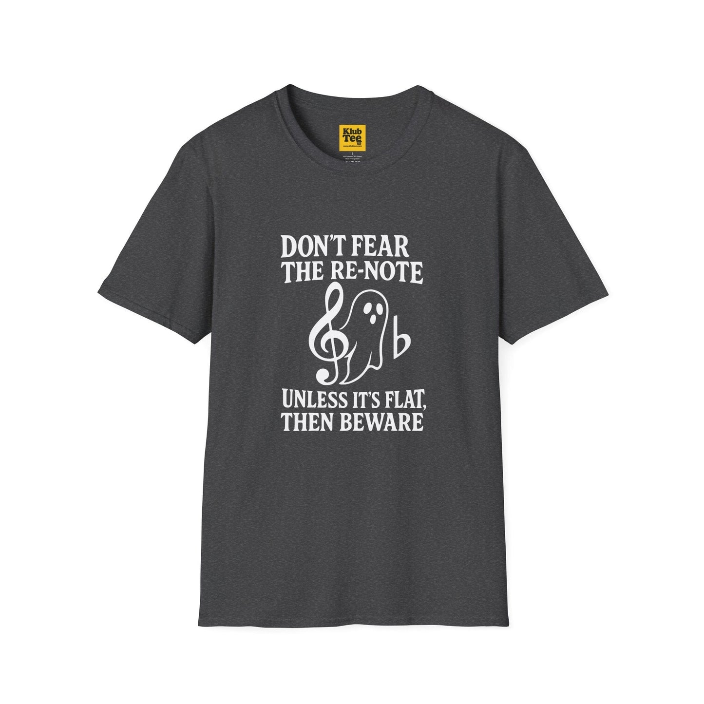 Ghostly Music Humour T-Shirt - Halloween Musician Gift