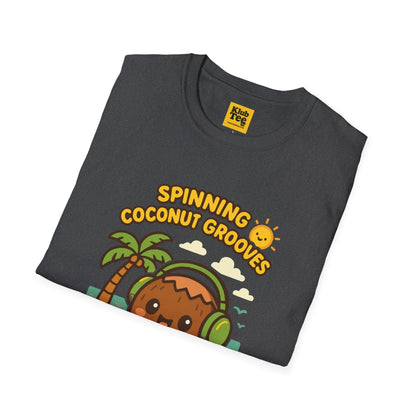 Coconut Grooves T-Shirt - Summer Party Vibes