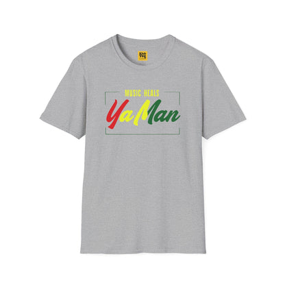 Music Heals YaMan T-Shirt - Healing Vibes