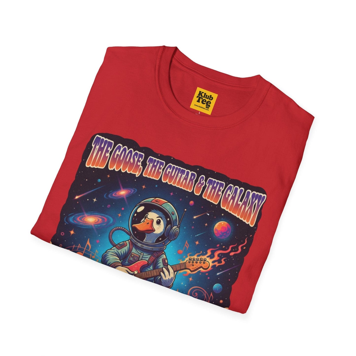 Groovy Galactic Guitar T-Shirt - Cosmic Music Tee