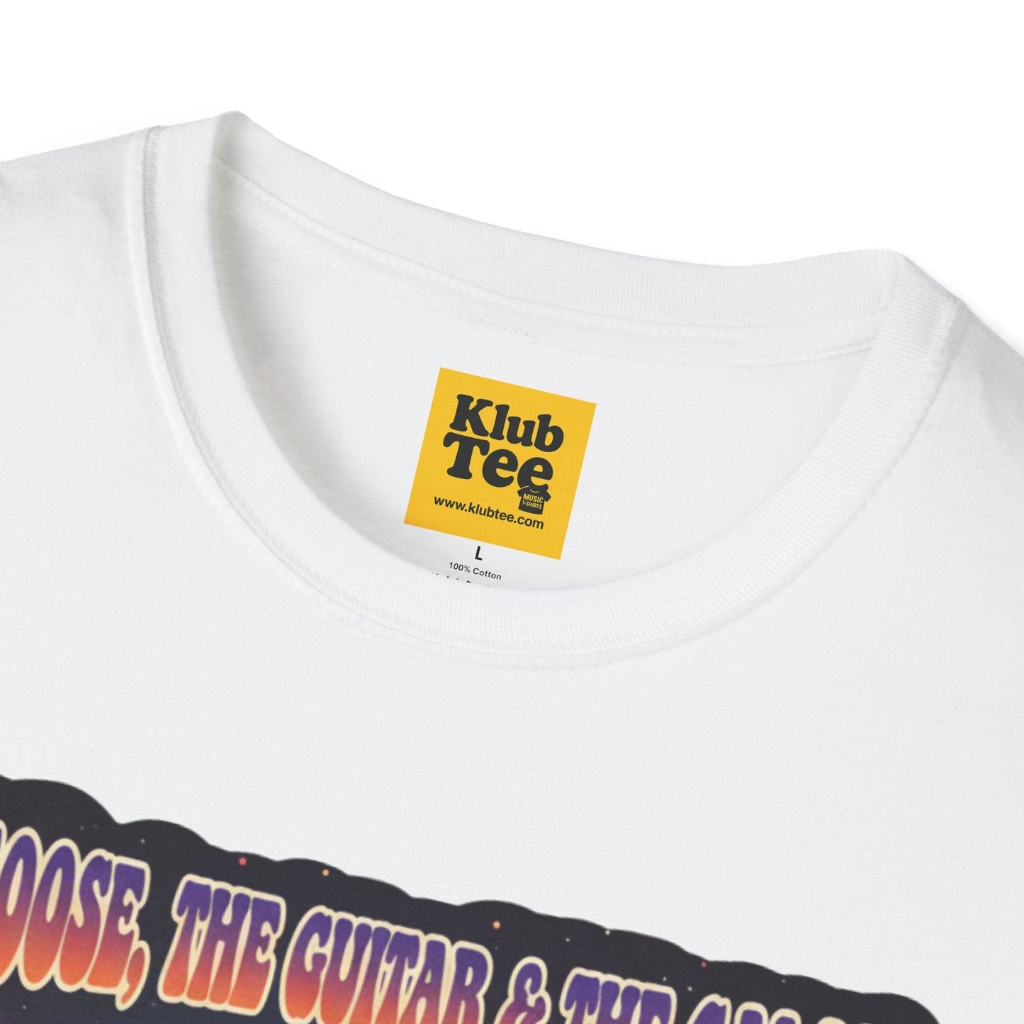 Groovy Galactic Guitar T-Shirt - Cosmic Music Tee