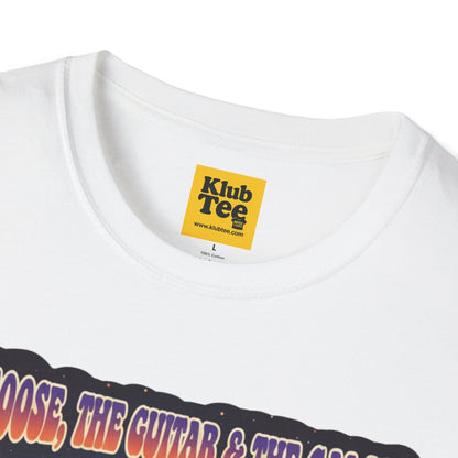 Groovy Galactic Guitar T-Shirt - Cosmic Music Tee