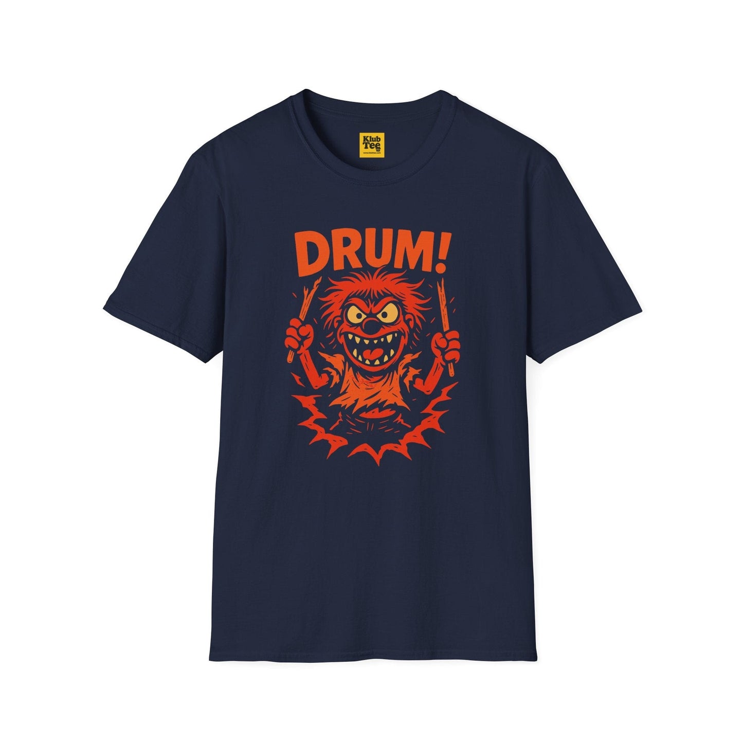 Drum! Graphic T-Shirt - Bold Percussion Design