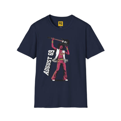 August 69 Guitar Rock Tee | Retro Musician Graphic