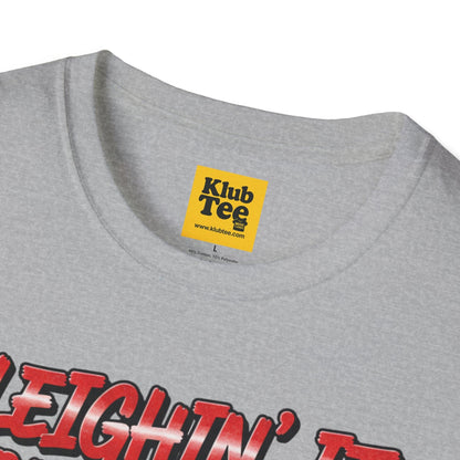 Sleighin' It on Drums T-Shirt - Christmas Drummer