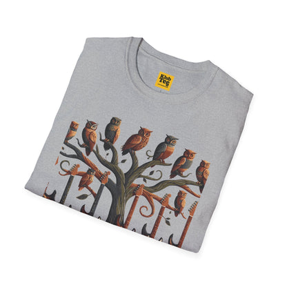 Whimsical Guitar Tree T-Shirt - Nature Music