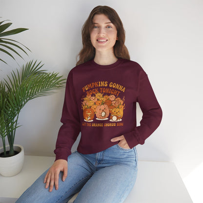 Cozy Pumpkin Sweatshirt - Fall Halloween Fashion