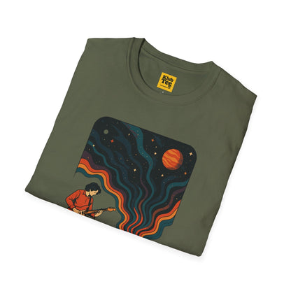 Cosmic Music Vibes T-Shirt - Space Sound