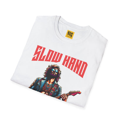 Slow Hand Retro Blues T-Shirt - Guitar Legend Tribute