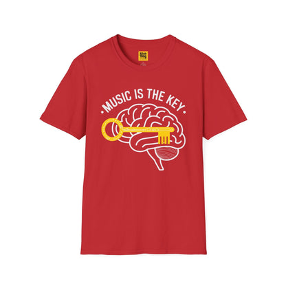 Music is the Key T-Shirt - Graphic Design