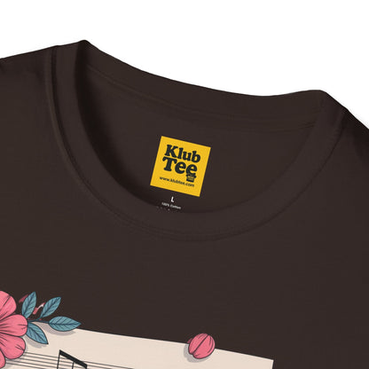 Romantic Music Notes T-Shirt - Love Song
