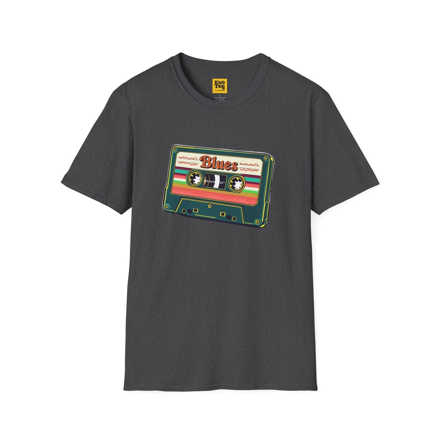 Vintage Blues Cassette T-Shirt - Retro Music