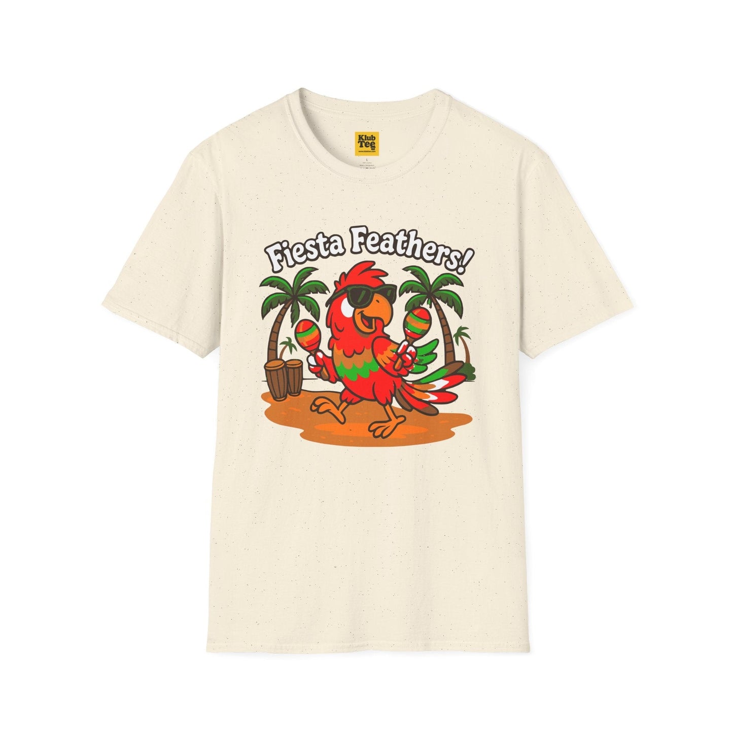 Fiesta Feathers T-Shirt - Tropical Parrot