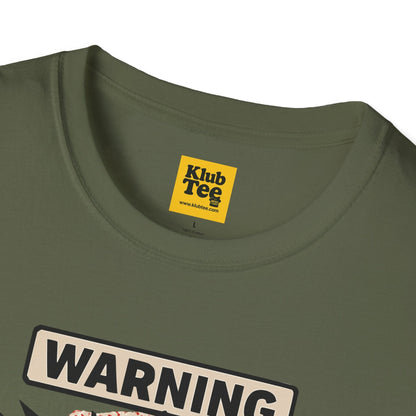 Warning SLAP Bass T-Shirt - Funny Musician Tee
