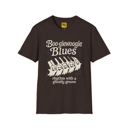 Boo-giewoogie Blues Halloween T-Shirt - Ghostly Rhythm