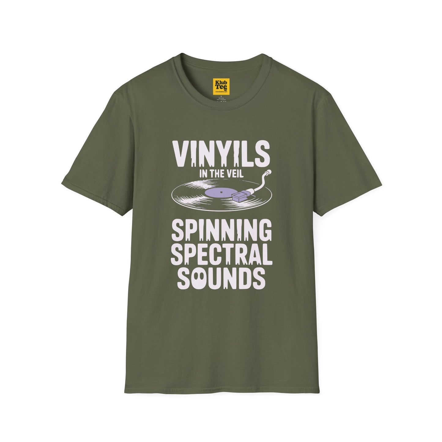 Vinyl Vibes Halloween T-Shirt - Vintage Music Style