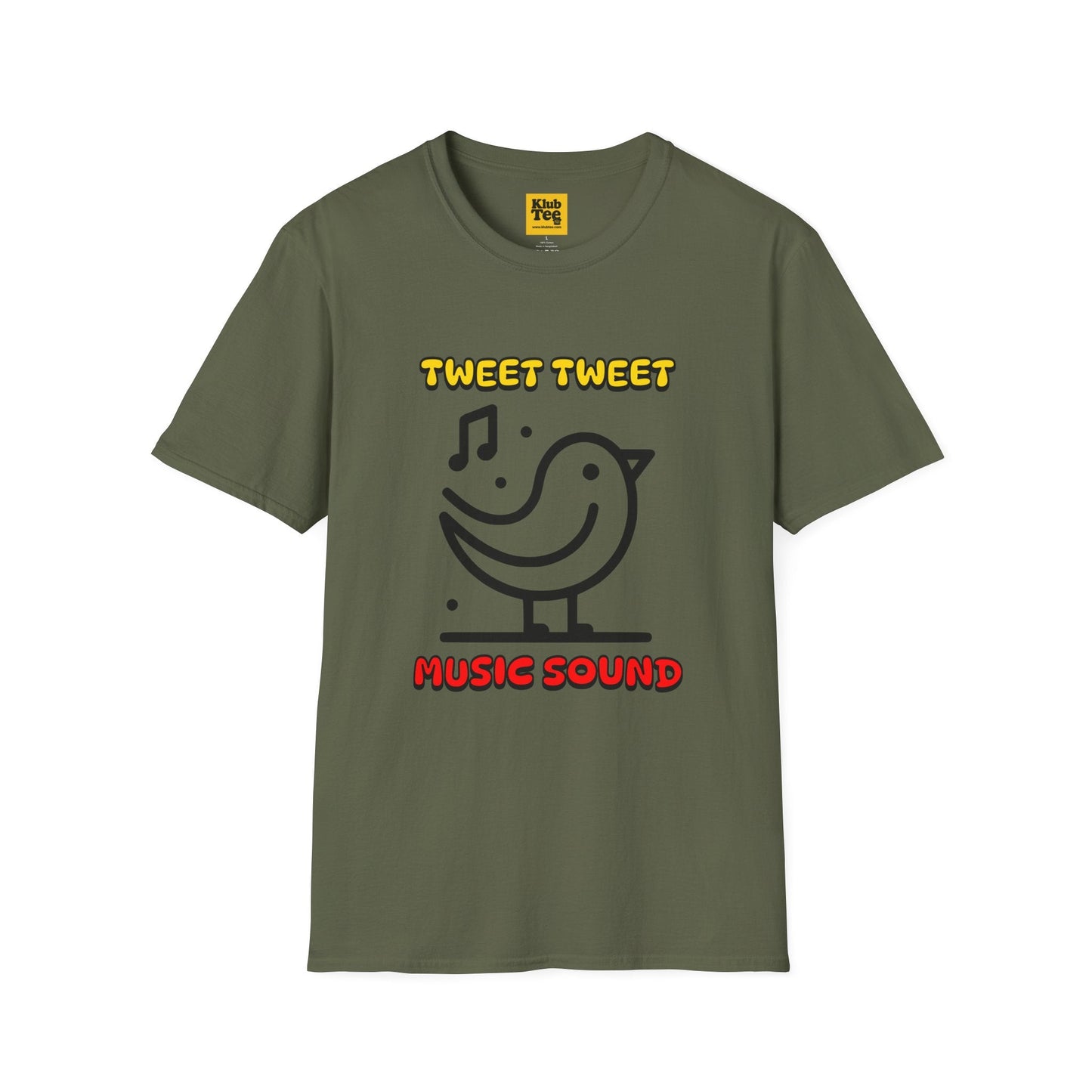 Tweet Tweet Music Sound T-Shirt - Bird Music Tee