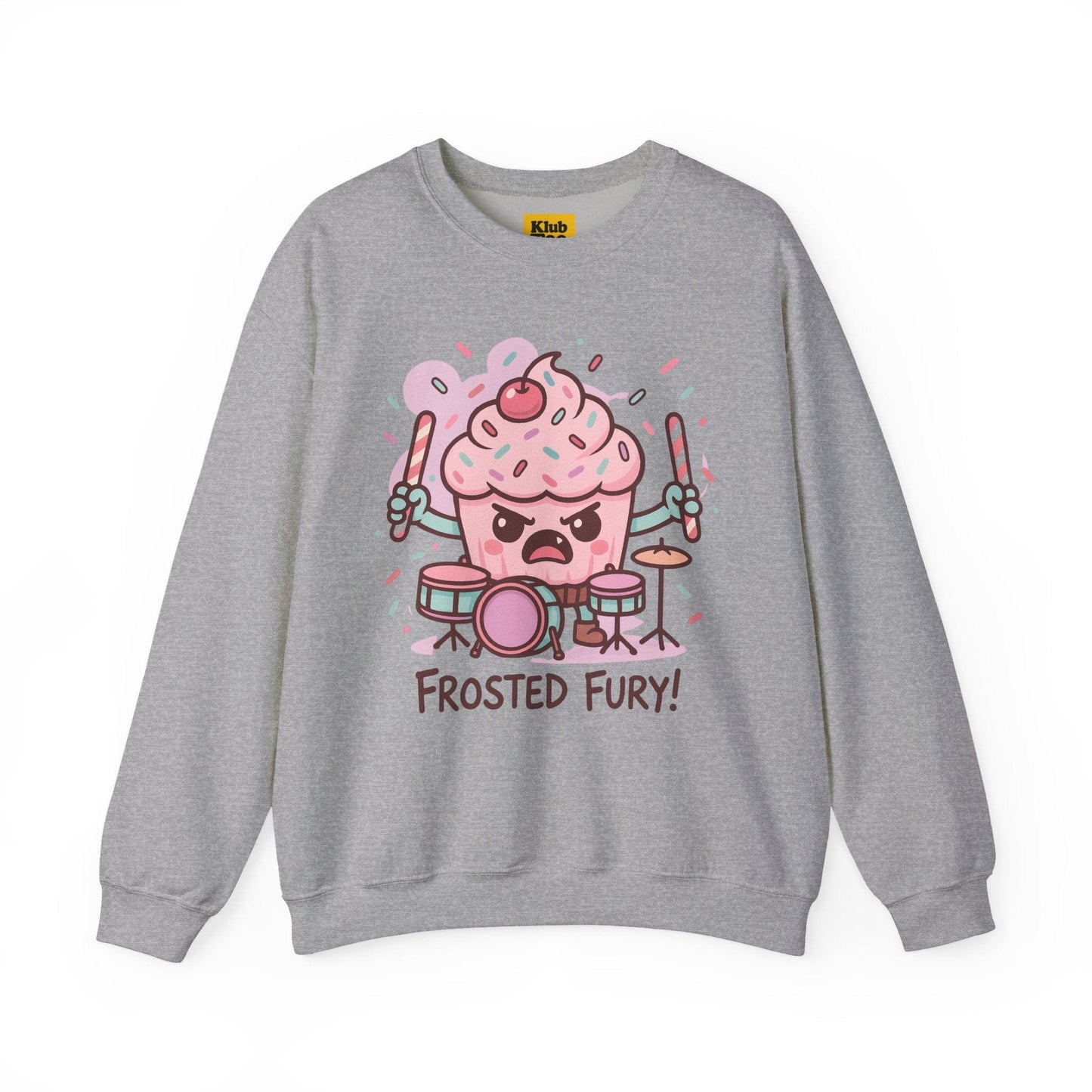 Frosted Fury Sweatshirt - Cute Dessert Graphic Tee