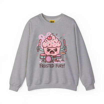 Frosted Fury Sweatshirt - Cute Dessert Graphic Tee