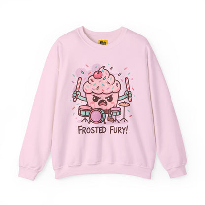 Frosted Fury Sweatshirt - Cute Dessert Graphic Tee