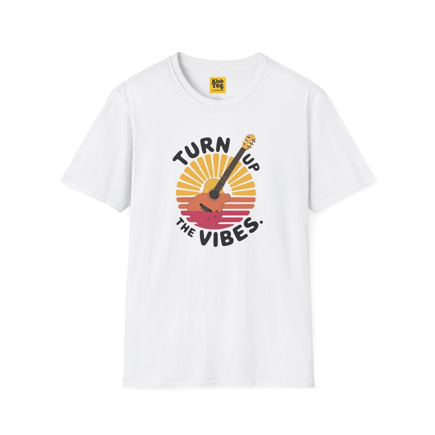 Retro Vibes Guitar T-Shirt - Vintage Style