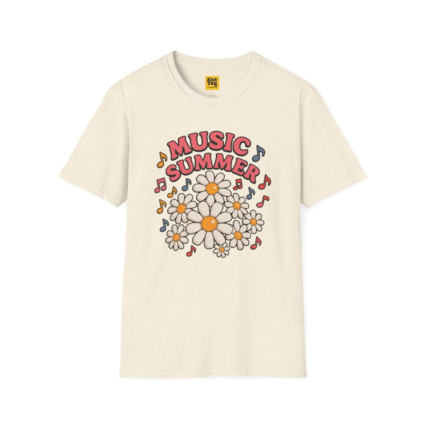 Summer Floral Music T-Shirt - Seasonal Design