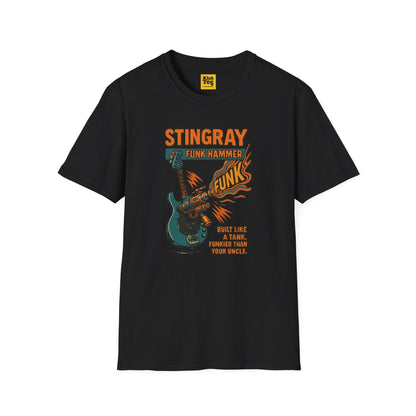 Stingray Funk Hammer T-Shirt - Bass Guitar